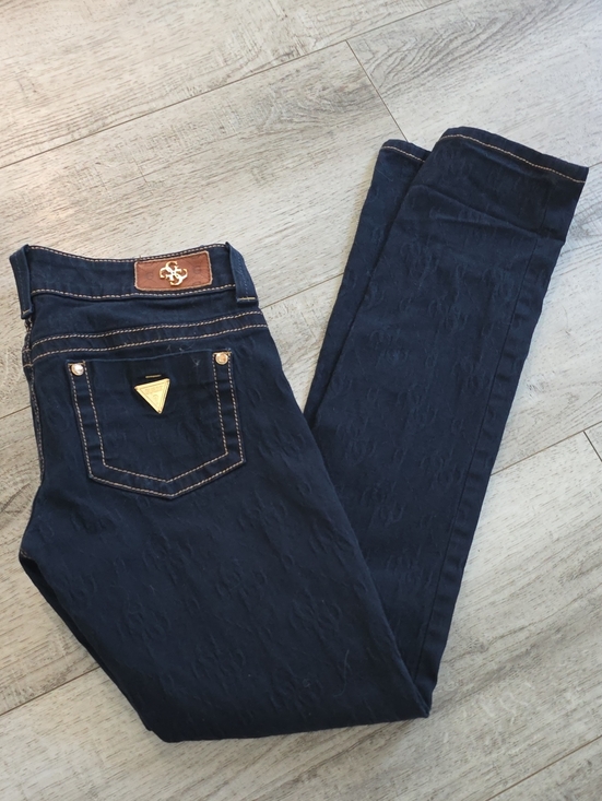 Guess Denim - Guess Dark Navy Skinny Jeans with Contrast Stitching